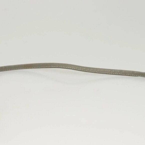 Christian Dior Honeycomb Canvas Shoulder Bag PVC White Gold Auth sw752 - Picture 9 of 16